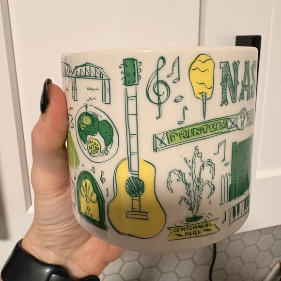 Starbucks Nashville Green and White Mug - Picture 5 of 5